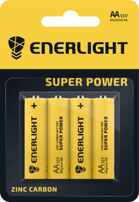 Батарейка ENERLIGHT SUPER POWER AA BLI 4