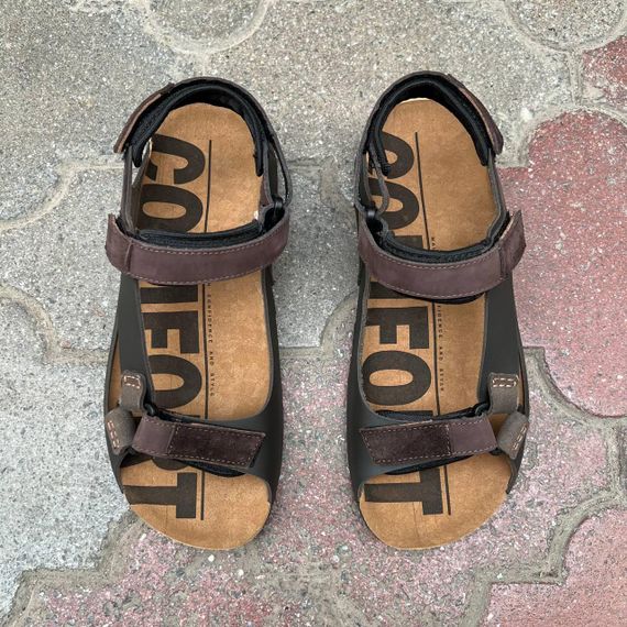 Коричневі чоловічі сандалі Kadar 41 43 44 45 розмір | Зображення 3