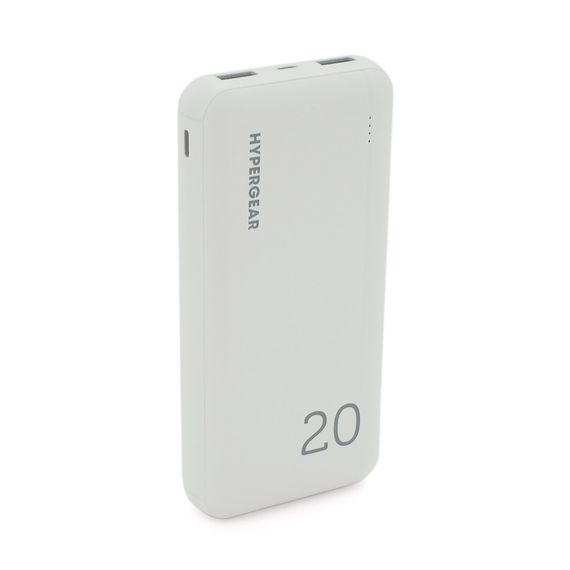 PowerBank Hypergear 20000mAh Fast Charge, 2xUSB, White