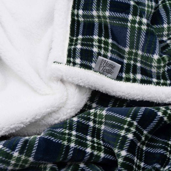 Плед Ardesto Sherpa 160х200см, зелений (ART0202SH) | Зображення 1