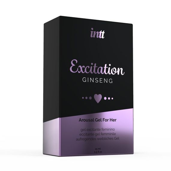 Збуджувальний гель Intt Excitation (15 мл) з екстрактом женьшеню, з ефектом вібрації | Зображення 2