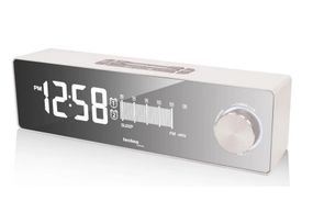Годинник настільний з радіо Technoline WT483 White/Silver (WT483) (DAS302714)