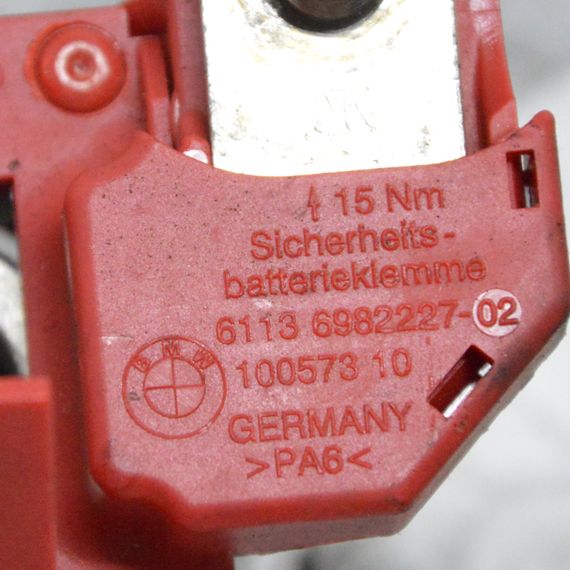 Клема акумулятора плюсова BMW E87 E90 2004-2013 Клема акб плюс БМВ е87 е90 6988973 9130879 61136982227 | Зображення 1