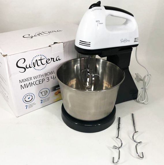 Побутовий міксер з насадками Suntera, Ручний міксер з металевою насадкою для їжі JV-44 | Зображення 2