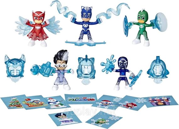 Адвент-календар Герої в масках Оригінал PJ Masks Advent Calendar подарунковий набір | Зображення 4