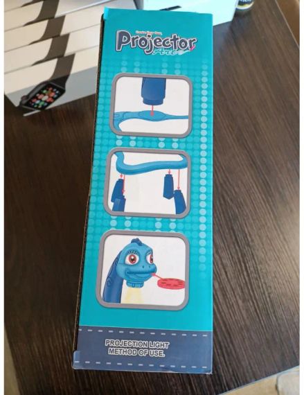 Голубой Детский стол проектор для рисования с подсветкой Projector Painting 24 Детали | Зображення 6