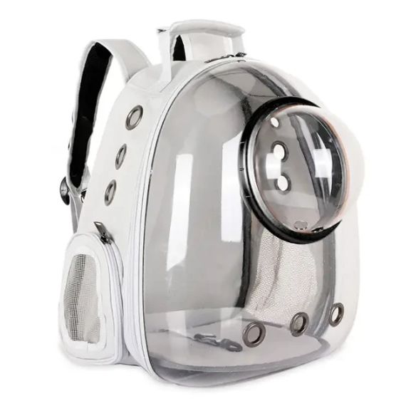 Рюкзак для переноски животных с иллюминатором CosmoPet для кошек и собак Clear