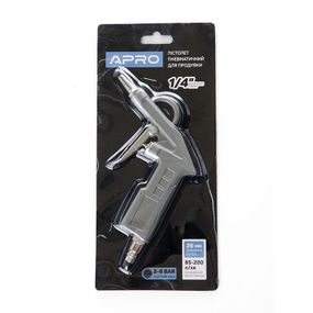 Пистолет продувочный пневматический (металл. корпус) короткий 26мм APRO