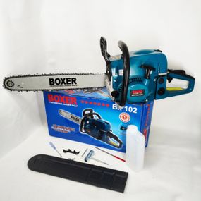 Бензопила Boxer BX-102 5,9 КВт З Двома Напрямними І Ланцюгами VG-52