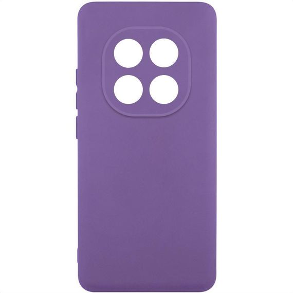 Чехол TPU GETMAN Liquid Silk Full Camera для Xiaomi Redmi Note 14 Pro 4G Фиолетовый / Amethyst