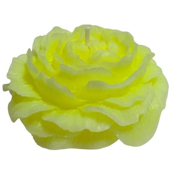 Свічка півонія люмінесцентна GlowKink низькотемпературна, салатова, L Sex Aura | Зображення 1