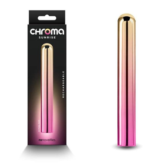 Вибропуля NS Novelties Chroma розово-золотистый, L Sex Aura | Зображення 3