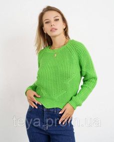 Свитер цвет салатовый размеры S, M FI_005847
