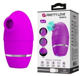 Стимулятор клітора 3 в 1 Pretty Love — Shakira, BI-300071 Sex Aura