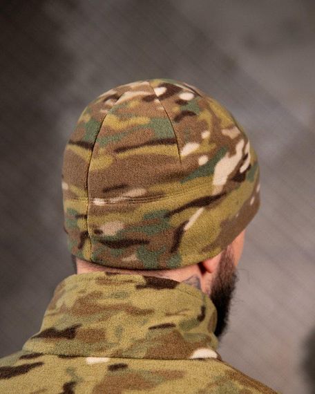 Флісова шапка Герб мультикам ВТ7658 | Зображення 1