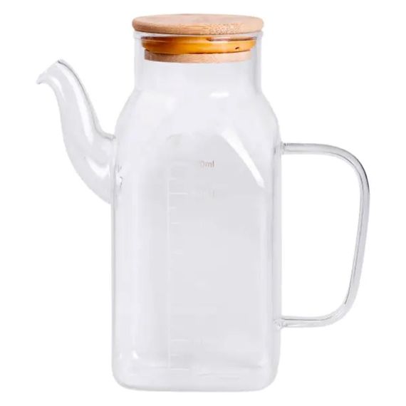 Ємність для олії та оцту з бамбуковою кришкою 750 мл HP-34-1 | Зображення 1