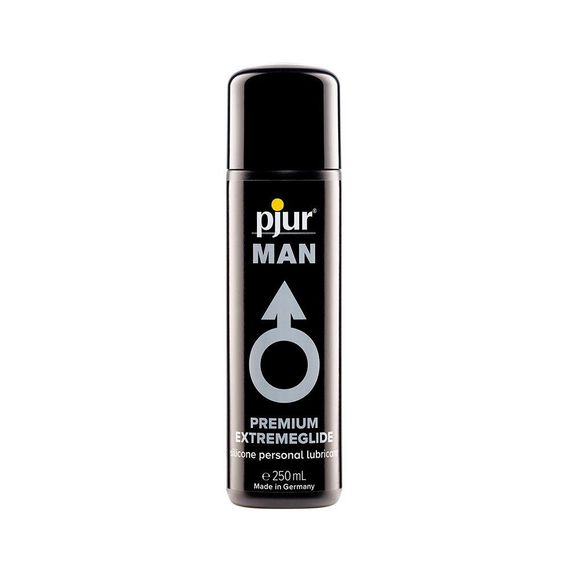 Густий силіконовий лубрикант pjur MAN Premium Extremeglide із тривалим ефектом, економна, 250 мл
