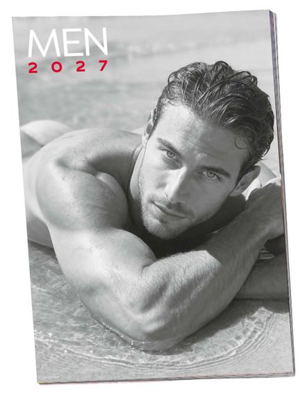 Эротический календарь с мужчинами Men, 2027 Sex Aura