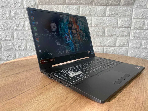 Ноутбук Asus TUF A15 15.6"FHD/IPS/144Hz/Ryzen 5 5600H/16/SSD512/RTX3050Ti-4Gb | Зображення 2