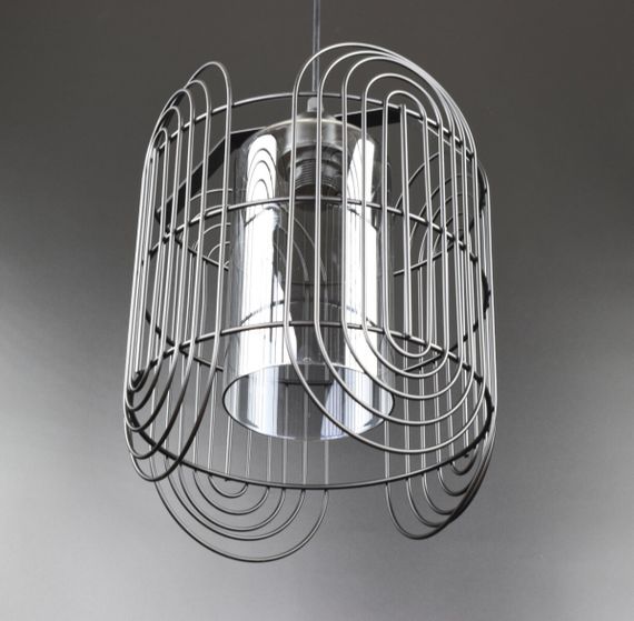 Люстра підвісна LOFT на 1 лампочку 26703 Чорний 40-130х25х25 см. | Зображення 2