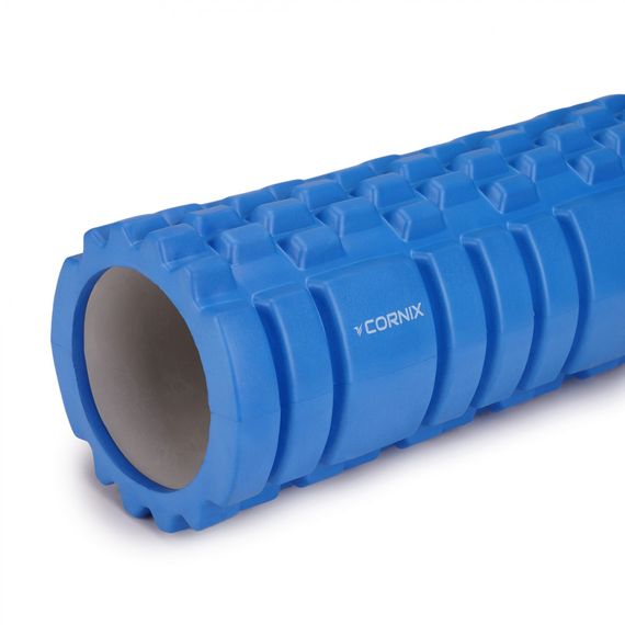 Масажний ролик Cornix EVA 33 x 14 см (валик, ролер) XR-0035 Blue | Зображення 3
