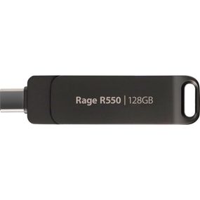 USB флеш накопичувач Patriot 128GB Rage R550 Matte Black USB 3.2/Type-C (PE128GR550DSAD)