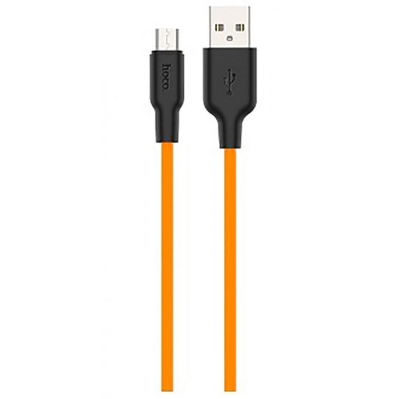 Кабель Hoco X21 Silicone Micro USB (2m), 2.0 м