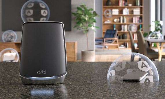 Система WiFi-Mesh NETGEAR Orbi RBK863SB AX6000, 3мод, чорний (RBK863SB-100EUS) | Зображення 1
