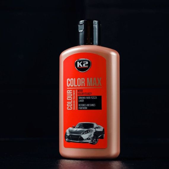 Поліроль восковий для кузова K2 Max Color червоний 250 мл (K020RED) | Зображення 6