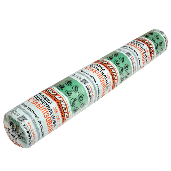 Пленка  100 мкм 6х50 м полиэтиленовая 6х50 м. УФ 24 месяца клеенка для теплиц | Зображення 5