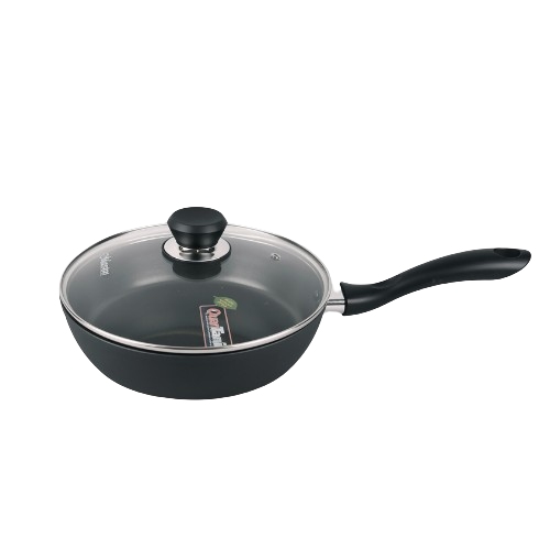 Сковорідка d24см скляна кришка а/п Quan Tanium MR-1205-24 Maestro