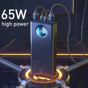 Повербанк Baseus Amblight 30000 mAh 65W Чорний (PPLG-A01)