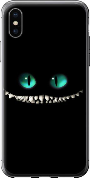Чехол на iPhone X Чеширский кот "689u-1050-17620"