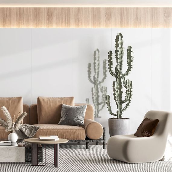 Самоклеюча вінілова плитка в рулоні біла 3000х600х2мм Глянсова SW-00001284 | Зображення 5