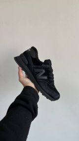 Кросівки зимові низькі New 574 Black Хутро , В'єтнам зима 4055