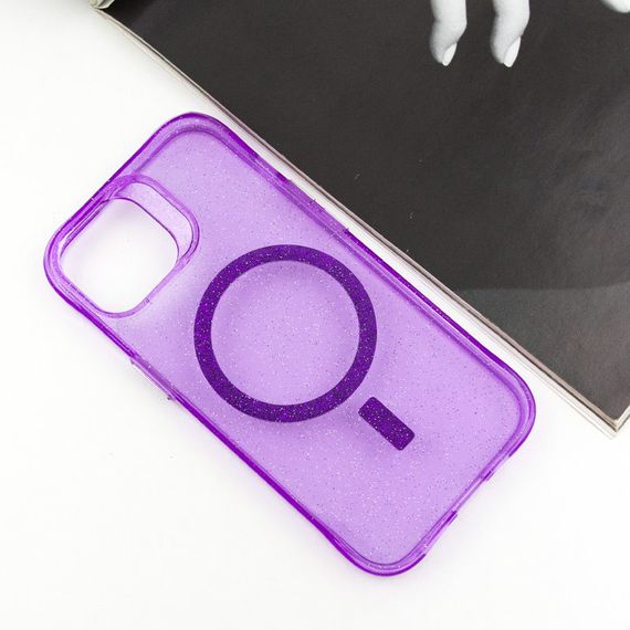 Чохол TPU Radiance with MagSafe для Apple iPhone 15 (6.1") Purple | Зображення 1