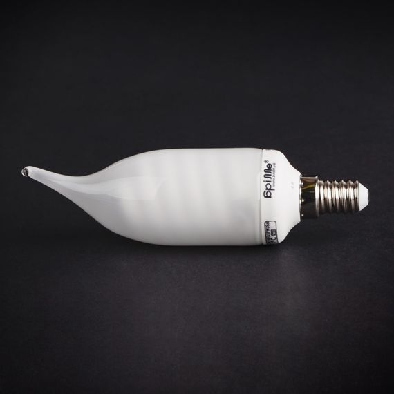 Лампа энергосберегающая свеча E14 SW 11W/827 CANDLE-b 220V | Зображення 1