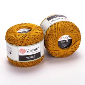 Пряжа YarnArt Violet номер цвета 6340 хлопок пряжа ярнарт виолет