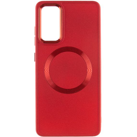 TPU чехол Bonbon Metal Style with MagSafe для Samsung Galaxy S24+ Красный / Red | Зображення 1