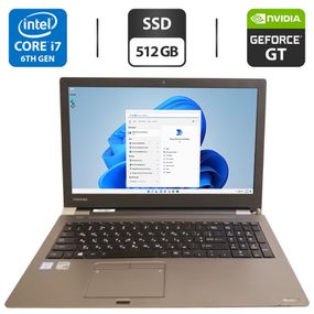 Ноутбук Б-клас Toshiba Tecra Z50-C / 15.6" (1920x1080) IPS / Intel Core i7-6600U (2 (4) ядра по 2.6 - 3.4 GHz) / 16 GB DDR4 / 512 GB SSD / nVidia GeForce GT 930M, 2 GB GDDR3, 64-bit / WebCam б/в