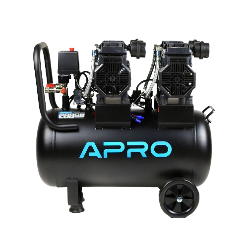 Компресор чотирициліндровий OFE-50 2*1,5 кВт 475 л/хв 8 барів 50 л безоливний APRO