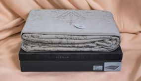 Махровое покрывало Pupilla 220 х 240 см Violet Pudra