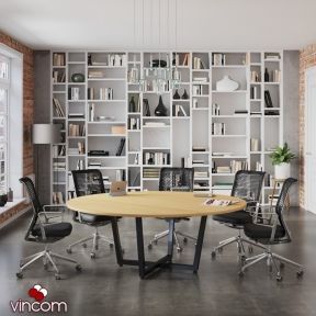 Стол круглый Loft Design D-2000 для переговоров Борас