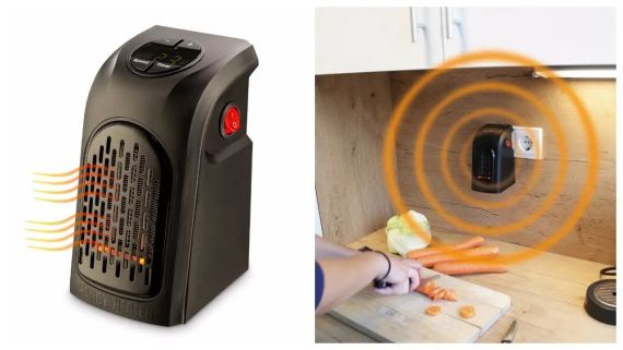 Міні нагрівач 400W Handy Heater з пультом, нагрівач електричний тепловентилятор портативний | Зображення 5