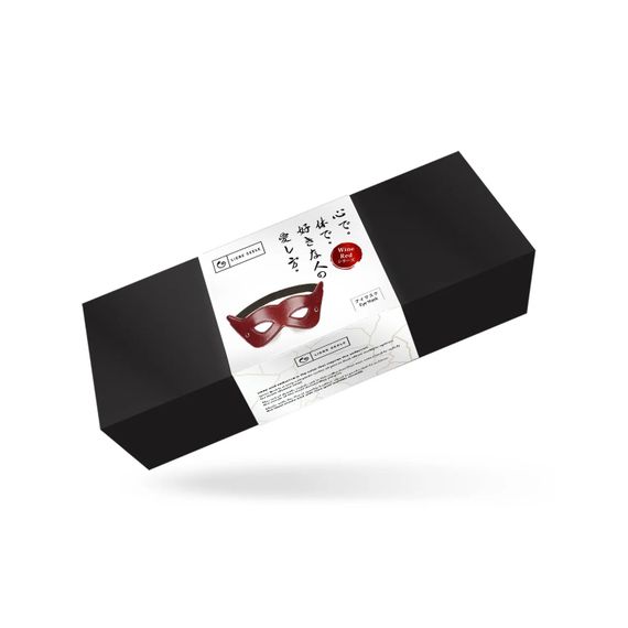 Шкіряна маска на очі Liebe Seele Wine Red Eye Mask | Зображення 1
