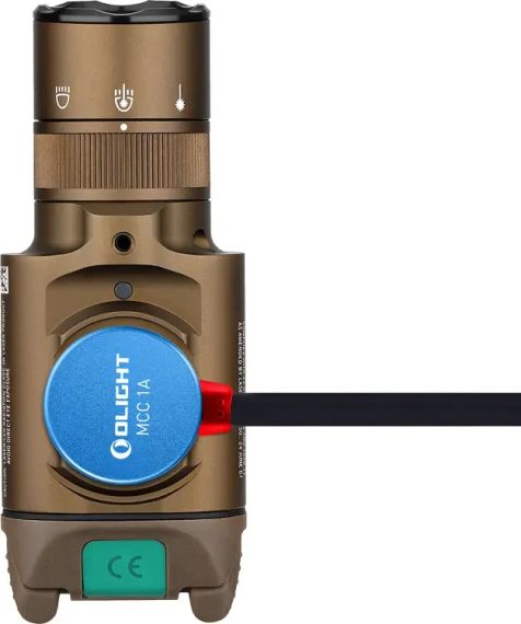 Ліхтар з ЛЦВ Olight Baldr Pro R Green Laser Desert Tan | Зображення 9