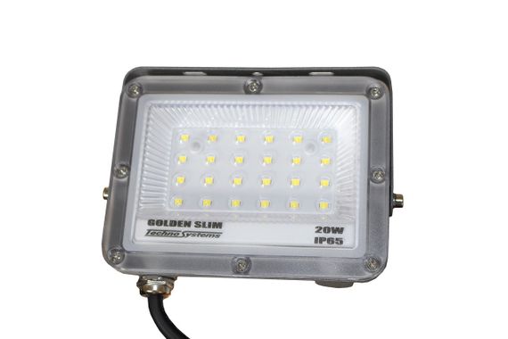 Прожектор LED 20W GOLDEN Slim 220V 2200Lm 4000K IP65 Ny95001192 | Зображення 1