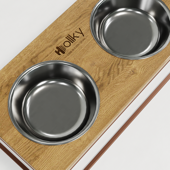 Миски на подставке для больших собак Hollky Base XL20 (2 × 1,8 л) BXL20-522620-GLNT | Зображення 7