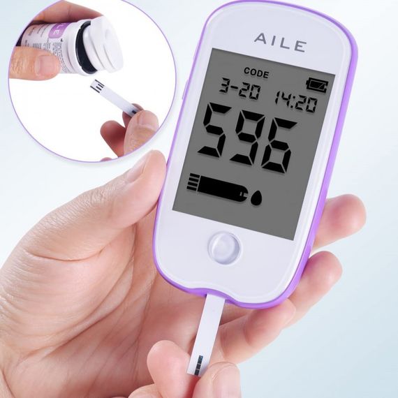 Глюкометр із тест смужками та ланцетами AILE A608 | Зображення 2