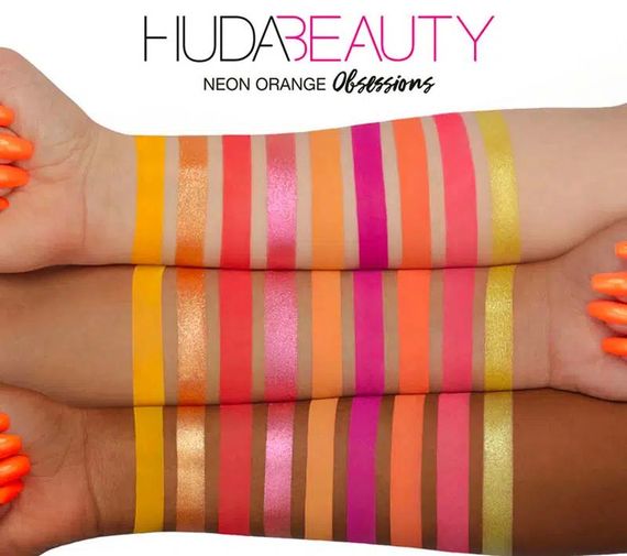 Неоновые тени для век Huda Beauty Neon Orange Obsessions | Зображення 1